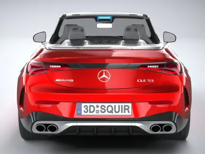 Mercedes-Benz CLE53 AMG Cabriolet 2025 3D model