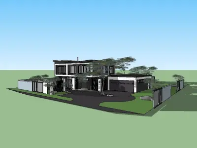 Luxury house 3d 3D print model