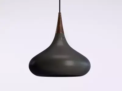 Orient copper pendant light 3D model