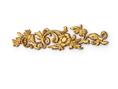 Classic decor ornament 315 3D model