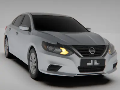 Nissan Altima 2016 SL2 5 HQ detailed exterior 3D model