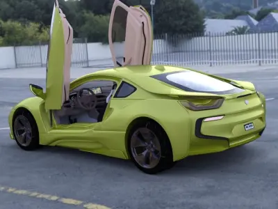 Beaner Sports Car for obj and fbx 3D model