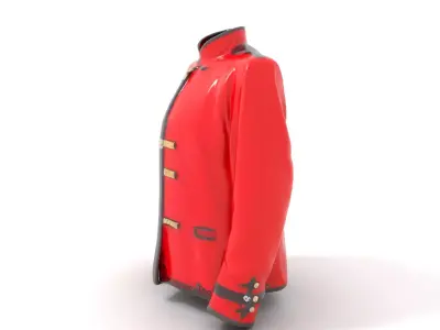 Classic Red Jacket model pack Low-poly 3D model