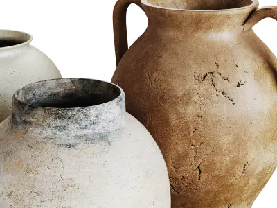 Set of vases by Zara Home  3D model