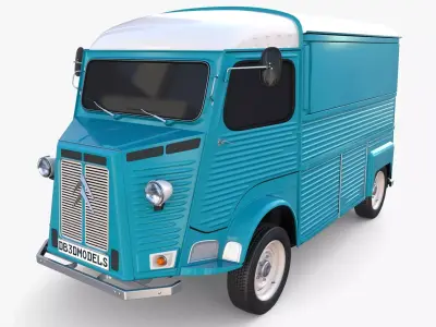 Citroen HY Blue 3D model