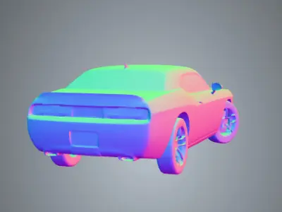 3D model of Dodge 3D print model
