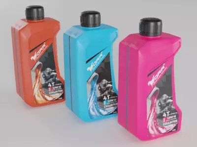 Engine Oil Free 3D model