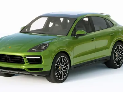 Porsche Cayenne S coupe 2020 3D model
