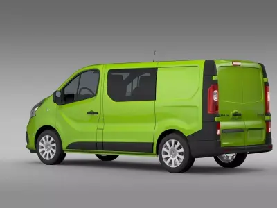 Renault Trafic Combi 2017 3D model