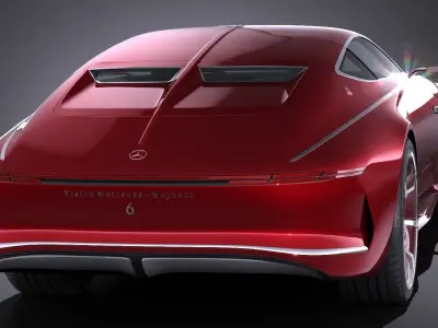 Mercedes Vision Maybach 6 Concept 3D model