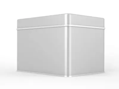 The rectangular Tin Can 3D model