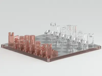 Michael Dumas chess 3D model