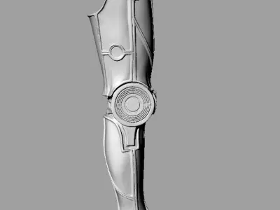 C3Po legs 3D scans Free 3D print model