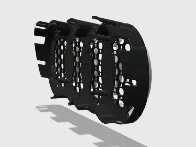 Audi Emblem Holder  3D print model