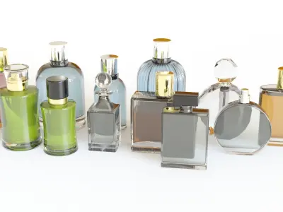 Perfume Mockup Collection  3D model
