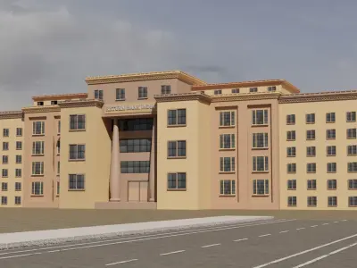 building bank 3D model
