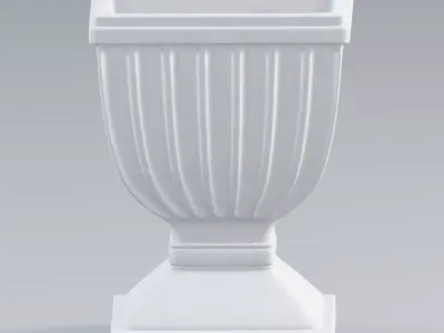 Garden urn planter37 3D model