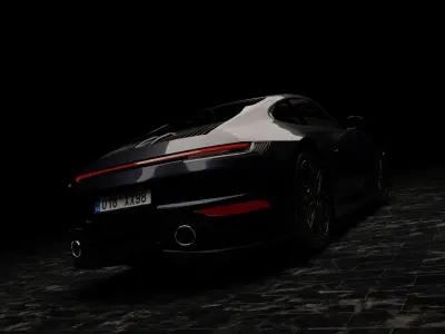 Porsche 911 Carrera GTS 3D model purchase