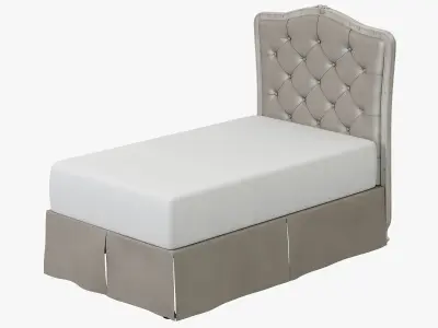 Restoration Hardware Colette Tufted Headboard 3D model