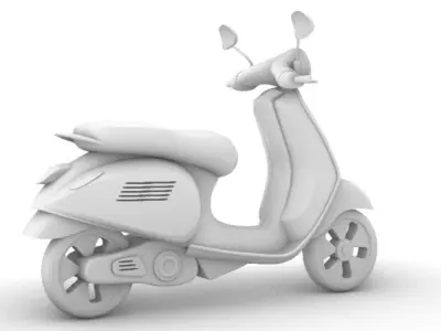 Vespa 3D Model 3D model