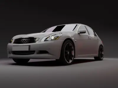 Infiniti G37 Low-poly 3D model