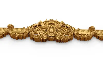 Classic decor ornament 310 3D model