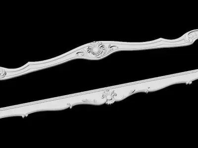 Bed classic 3D model