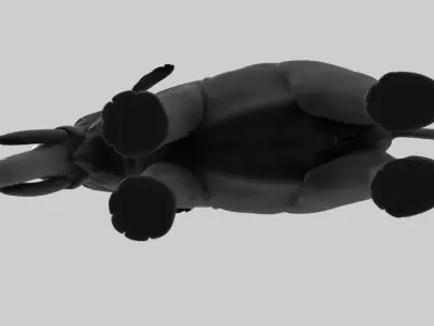 elephant 3d rig model 3D model purchase