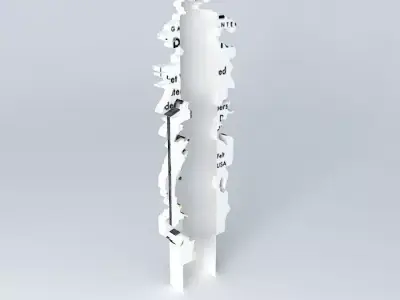 Vertical garden Decoration Free 3D model