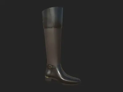 Women Coral Boots 3D model