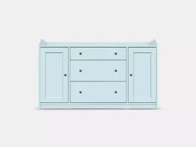 HAUGA Sideboard 2 Low-poly 3D model