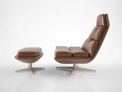 Hamilton Conte Blas armchair 3D model