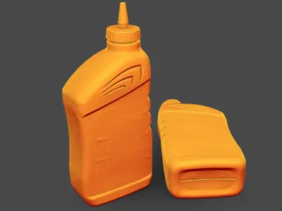 Transmission Fluid Bottle 3D model