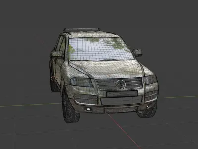 Car Volkswagen Touareg 3D model