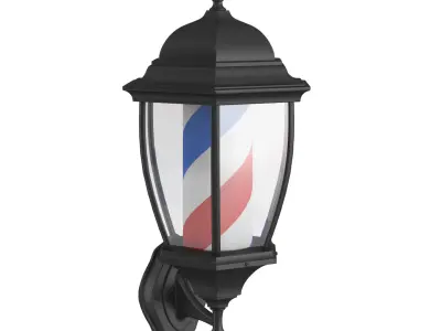 Barbershop Lamps 3D model