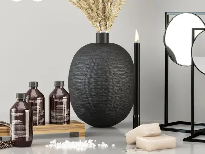 Bathroom accessories 3D model