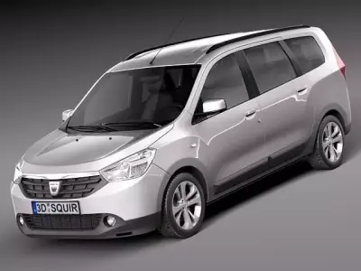 Dacia Lodgy 2012 3D model