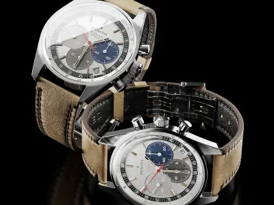 Watch Zenith Chronomaster 3D model