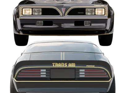 Pontiac Firebird Trans Am 1977 3D model