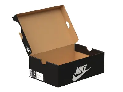 Nike Shoe Box PBR 03 Low-poly 3D model