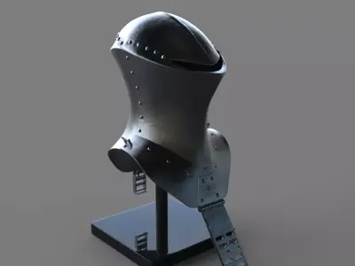 Jousting Helmet I 3D print model