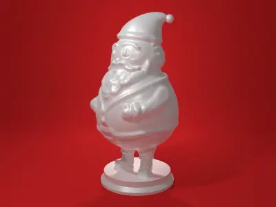 Sculpture of Santa Claus 3D print model