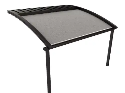 Motorized Pergola 2 oil rubbed bronze 3D model