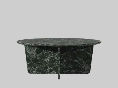 Tableau Coffee Table-marble green Low-poly 3D model