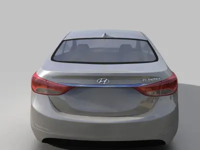 Hyundai Elantra 2012 CHINA 3D model