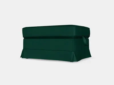 EKTORP Footstool 2 Low-poly 3D model