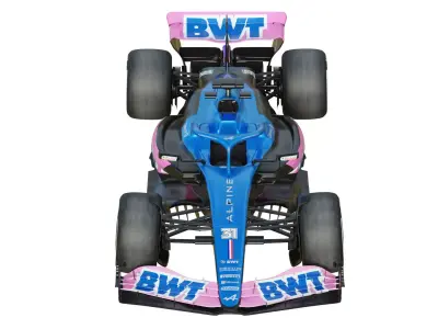 F1 Alpine A523 2023 3D model