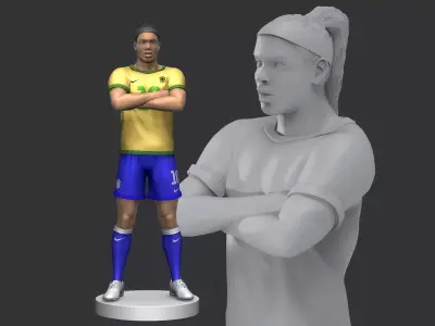  Ronaldinho Gaucho 3D Printable 3D print model