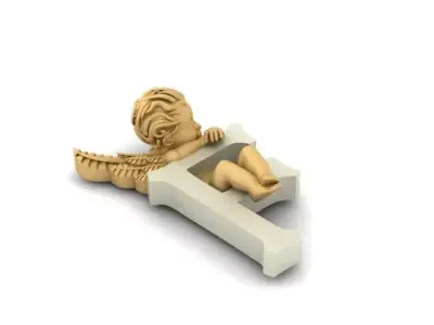 Angel F 3D print model