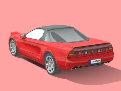 Honda NSX Type R Low-poly 3D model